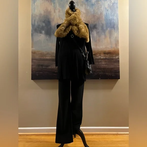 Thyme Maternity jersey knit mock neck top - Picture 13 of 13